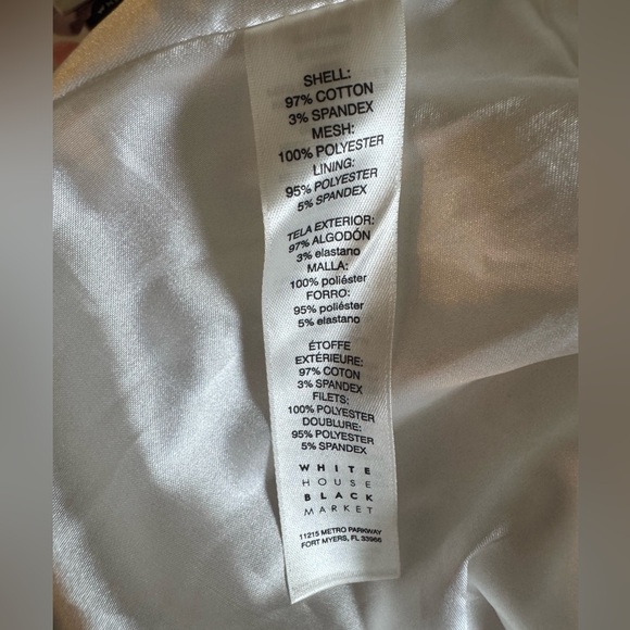 WHBM sleeveless Pink Rose bold flowers pleated fit & flare swing dress size 6 - Picture 5 of 10